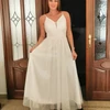 Kép 2/3 - ALICE hófehér maxi ruha