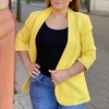 Kép 2/3 - XXL sárga blézer