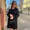 Kép 1/3 - DIA plus size fekete ruha