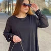 Kép 3/3 - DIA plus size fekete ruha