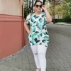 Kép 2/4 - JANA mintás plus size ruha/tunika