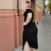 Kép 2/4 - NAGY méretű fekete ruha