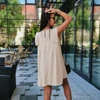 Kép 3/3 - BEIGE nyári ruha