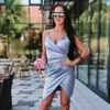 Kép 3/4 - HOLLY világoskék alkalmi ruha