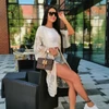 Kép 1/3 - LIZY beige csipke strandruha