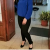 Kép 3/3 - JENY plus size fekete nadrág