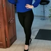 Kép 1/3 - JENY plus size fekete nadrág
