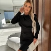 Kép 1/3 - ROMY fekete ruha
