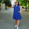Kép 3/4 - KIRÁLYKÉK plus size ruha