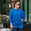 Kép 1/4 - KIRÁLYKÉK plus size tunika