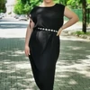 Kép 4/4 - RENY fekete  plus size ruha