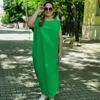 Kép 3/4 - RENY zöld  plus size ruha