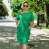 Kép 1/4 - TEO zöld nagy méretű ruha