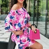 Kép 2/4 - PINK mintás lepel ruha