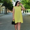 Kép 3/3 - GINA sárga plus size ruha