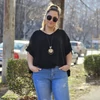 Kép 1/4 - BEST plus size  akciós fekete tunika