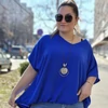 Kép 3/3 - BEST plus size királykék tunika