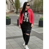 Kép 3/3 - ALÍZ plus size műbőr kabátka