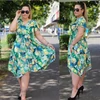 Kép 1/2 - BEST lemon plus size nyári ruha