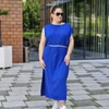 Kép 1/4 - PLUS SIZE királykék ruha