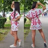 Kép 2/2 - BARBY akciós két részes len anyagú szett/ short és ing/