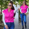 Kép 1/2 - BARBY steppelt mellény/pink