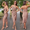 Kép 2/2 - PÁNT nélküli alakformáló bandage ruha/beige