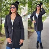 Kép 1/2 - BARBY fekete kabát/S-XL