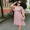 Kép 1/2 - CORA plus size alkalmi ruha