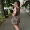 Kép 3/3 - CLEO leopárd mintás plus size ruha