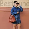 Kép 1/4 - SISSY plus size farmer ruha