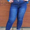 Kép 2/4 - DEBY plus size farmernadrág