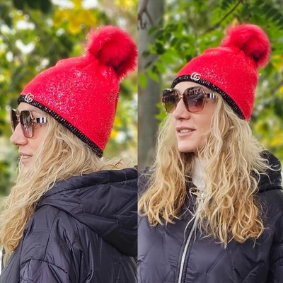 VIC fashion sapka/piros