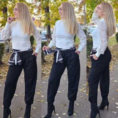 SYLVIA csizmanadrág / fekete SYLVIA csizmanadrág / fekete