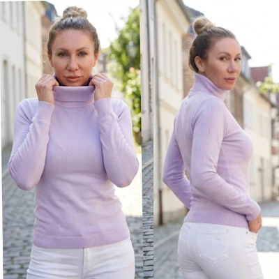 DANIELLA akciós vékony kötött garbó/levendula