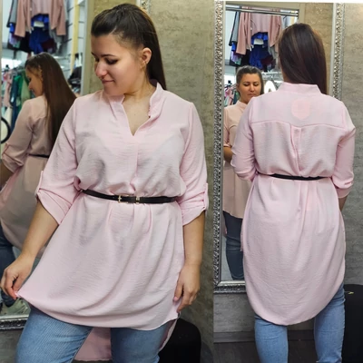 PLUS SIZE tunika övvel/rose