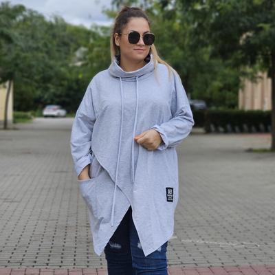 BIA szürke nagy méretű  pamut ruha/tunika
