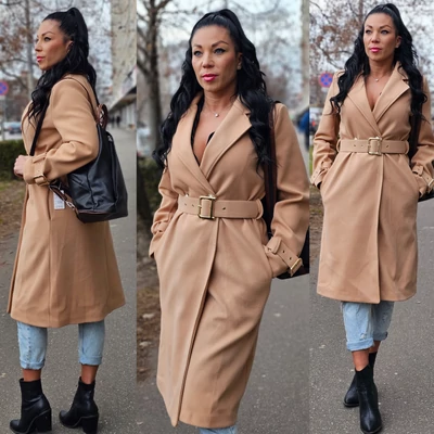 NITTA szövetkabát/ Barna NITTA szövetkabát/ Barna