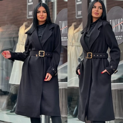 NITTA szövetkabát/ Fekete NITTA szövetkabát/ Fekete