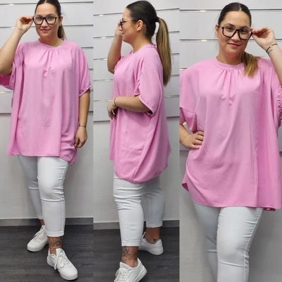 RENY akciós  plus size tunika/rose