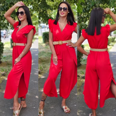 BEST fashion overall övvel/ piros