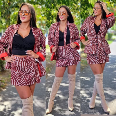 TIA szoknya/short és blézer szett/ 