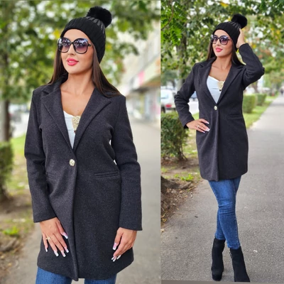 BARBY fekete kabát/S-XL