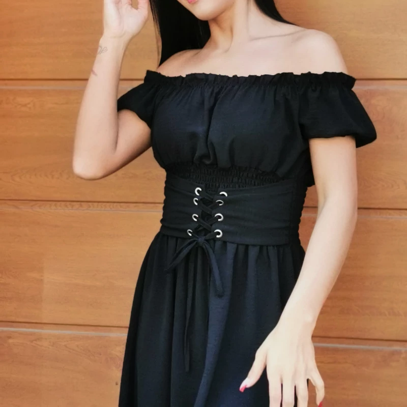 LUCY fekete ruha