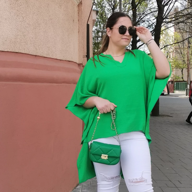 DIA zöld  plus size ingtunika