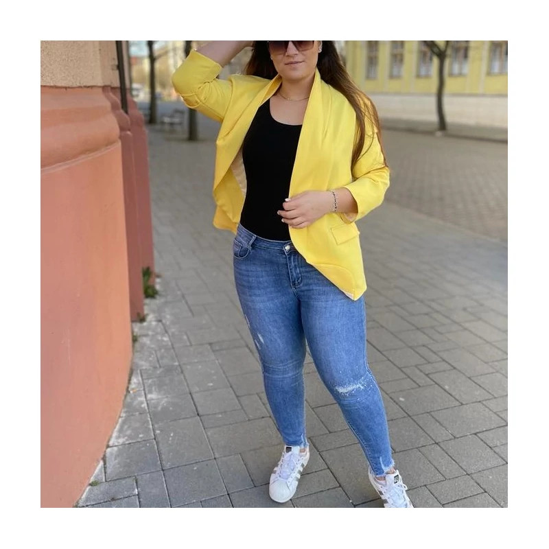 AJNA plus size farmernadrág