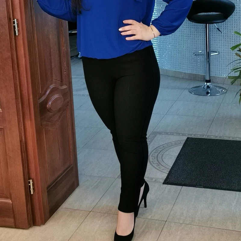 JENY plus size fekete nadrág