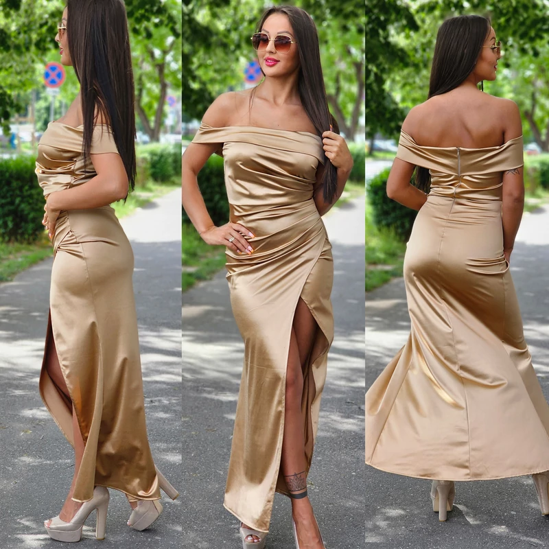 ALKALMI maxi ruha/gold