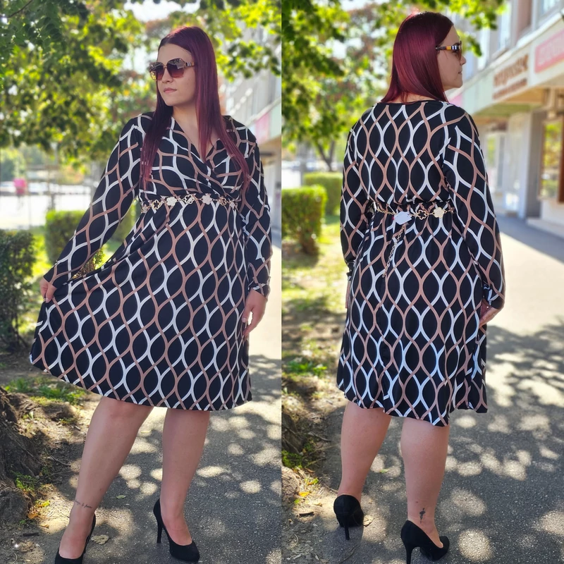 BEST nagyméretű mintás ruha BEST nagyméretű mintás ruha