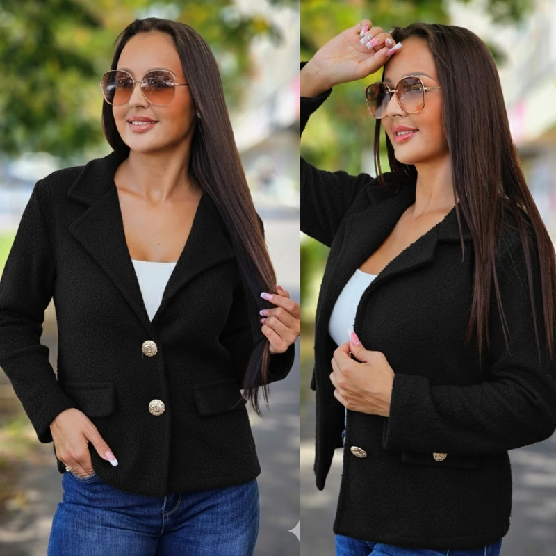 FEKETE mohair /blézer/kabátka/ S-XXL FEKETE mohair /blézer/kabátka/ S-XXL